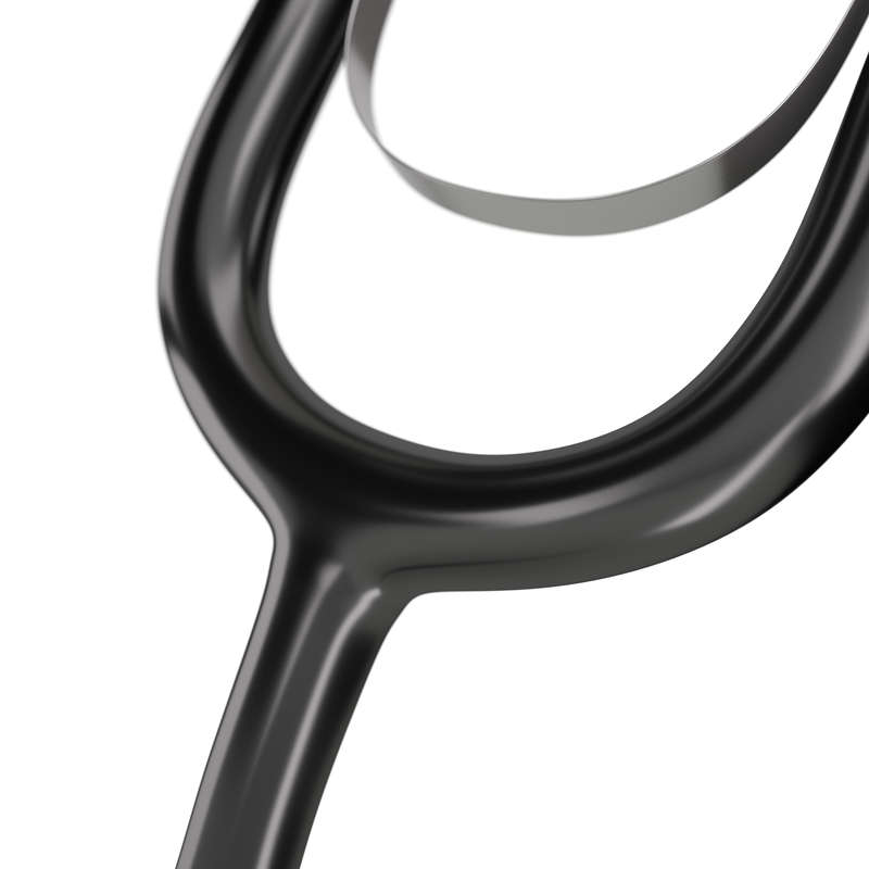 Fonendoscopio Básico de Doble Cabeza - Negro