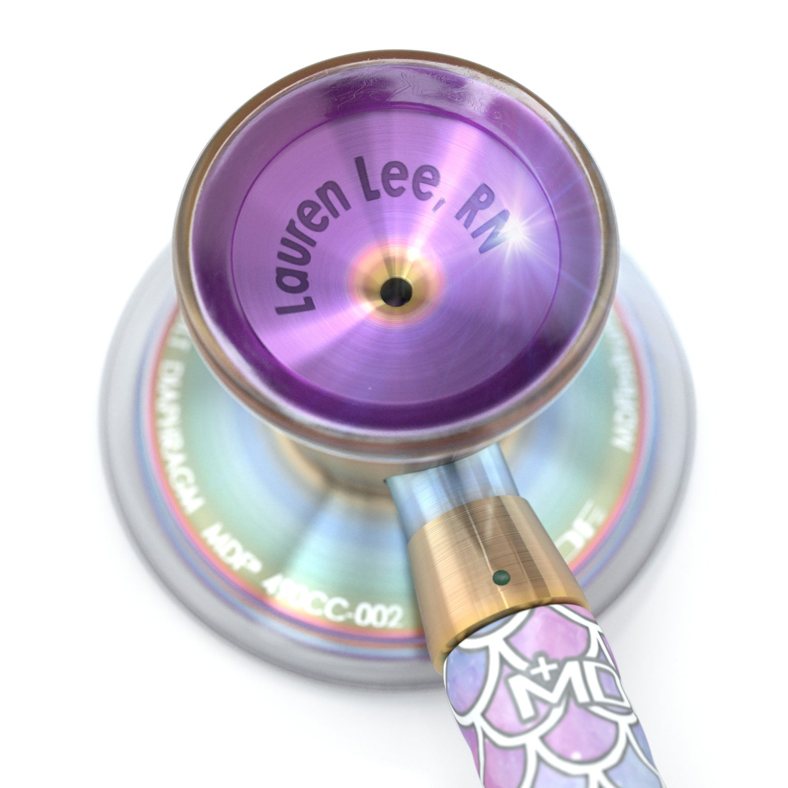 ProCardial® Titan Estetoscopios de cardiología para adultos - Sirena bebé/Caleidoscopio