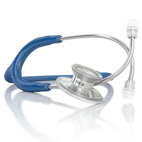 Acoustica® Adult Aluminum Silver Royal Blue Stethoscope - MDF747XP10