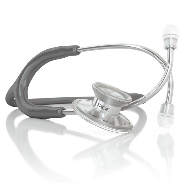 Acoustica® Adult Aluminum Silver Grey Stethoscope - MDF747XP12