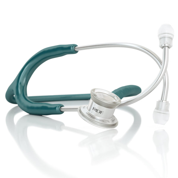 MDF® MD One® Infant Stainless Steel Stethoscope - Silver - Green
