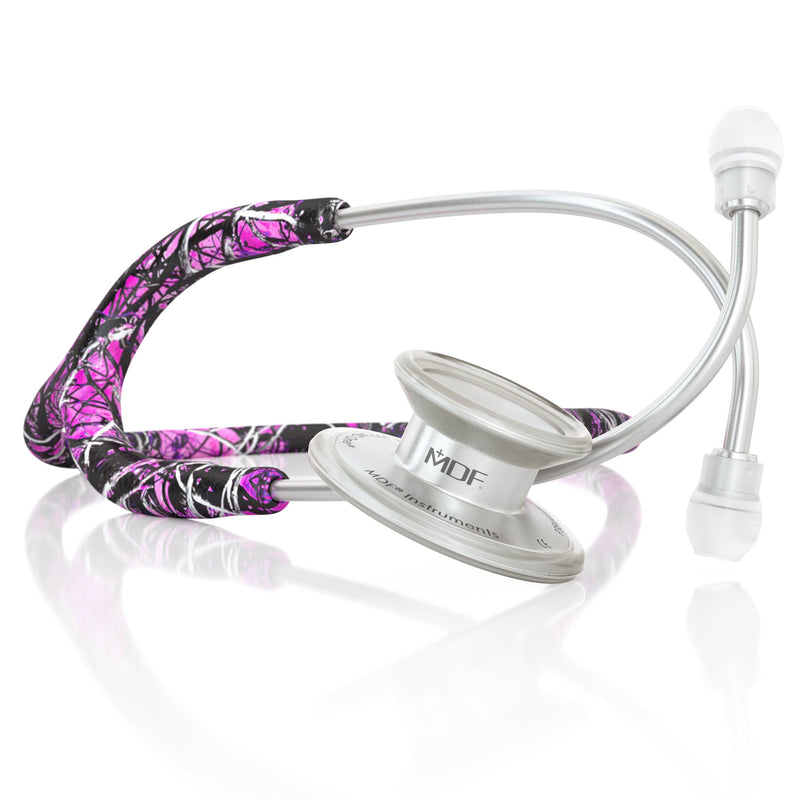 MDF® MD One® Adult Stainless Steel Stethoscope - Silver - Muddy Girl