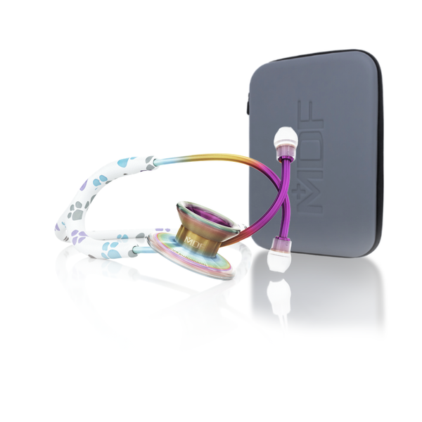 MD One® Epoch® Titanio Fonendoscopio Adulto Con Estuche - Patas/Caleidoscopio