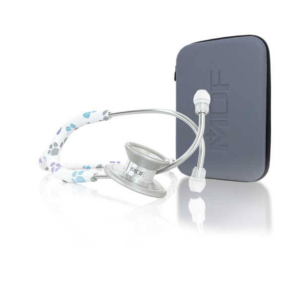 MD One® Epoch® Titanio Fonendoscopio Adulto Con Estuche- Huellas