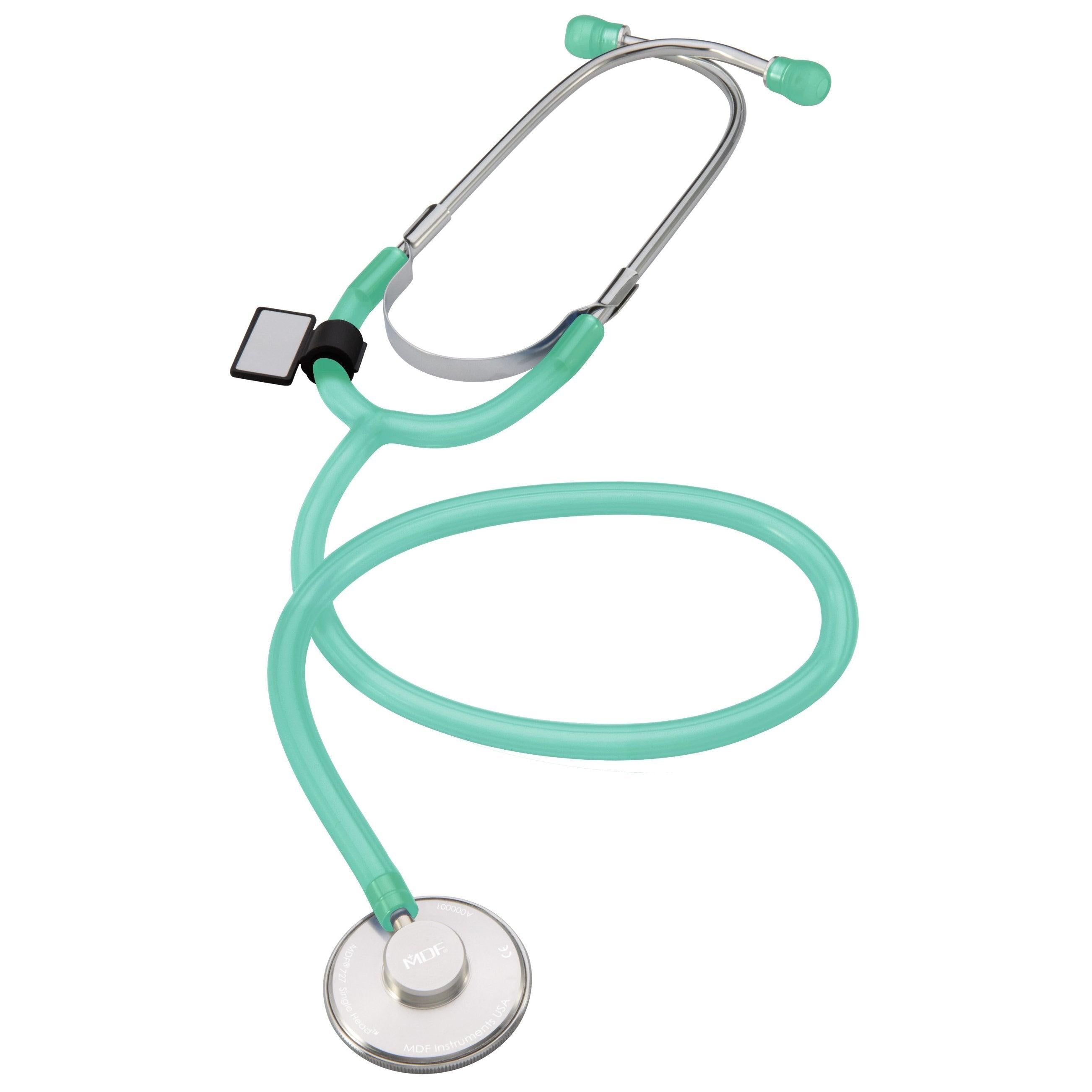Single Head Basic Sthethoscope - Translucent Green