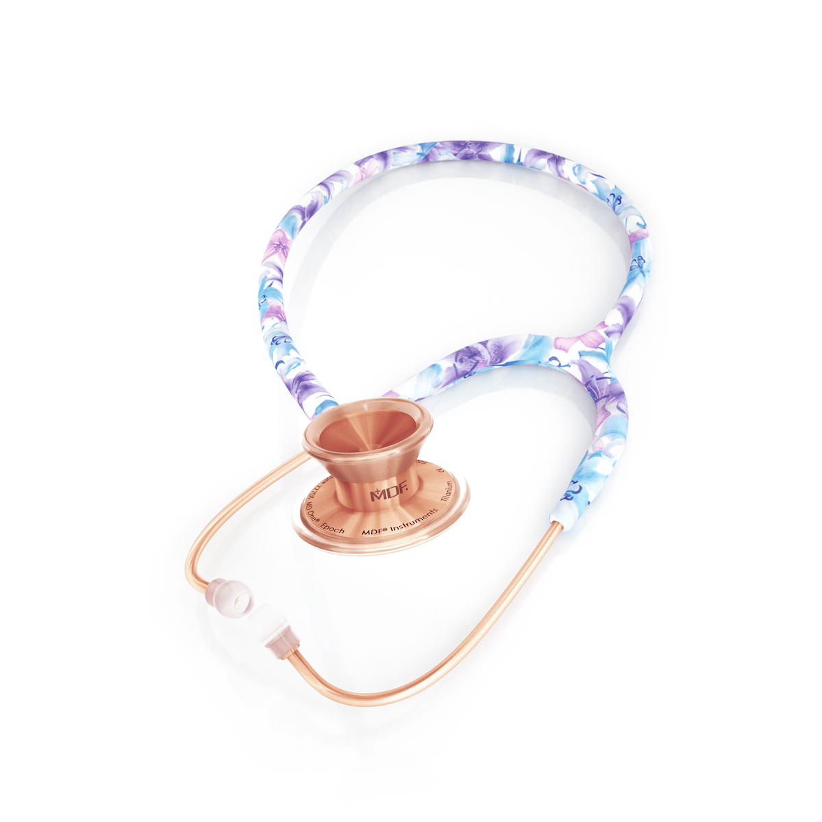 MDF® MD One® Epoch Titanium Stethoscope - Rose Gold - Monet