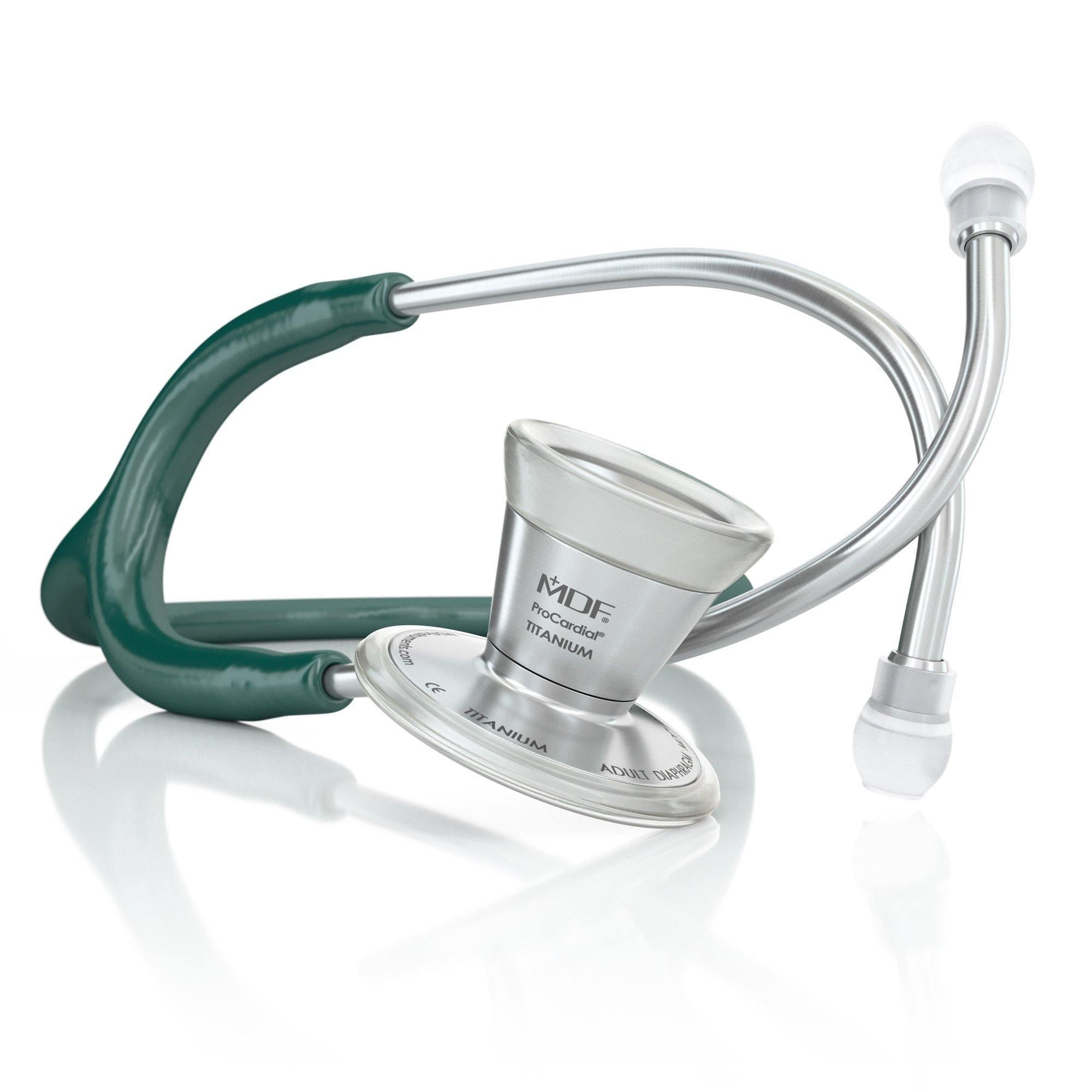 ProCardial® Titanio Fonendoscopio Adulto - Verde - MDF Instruments Spain