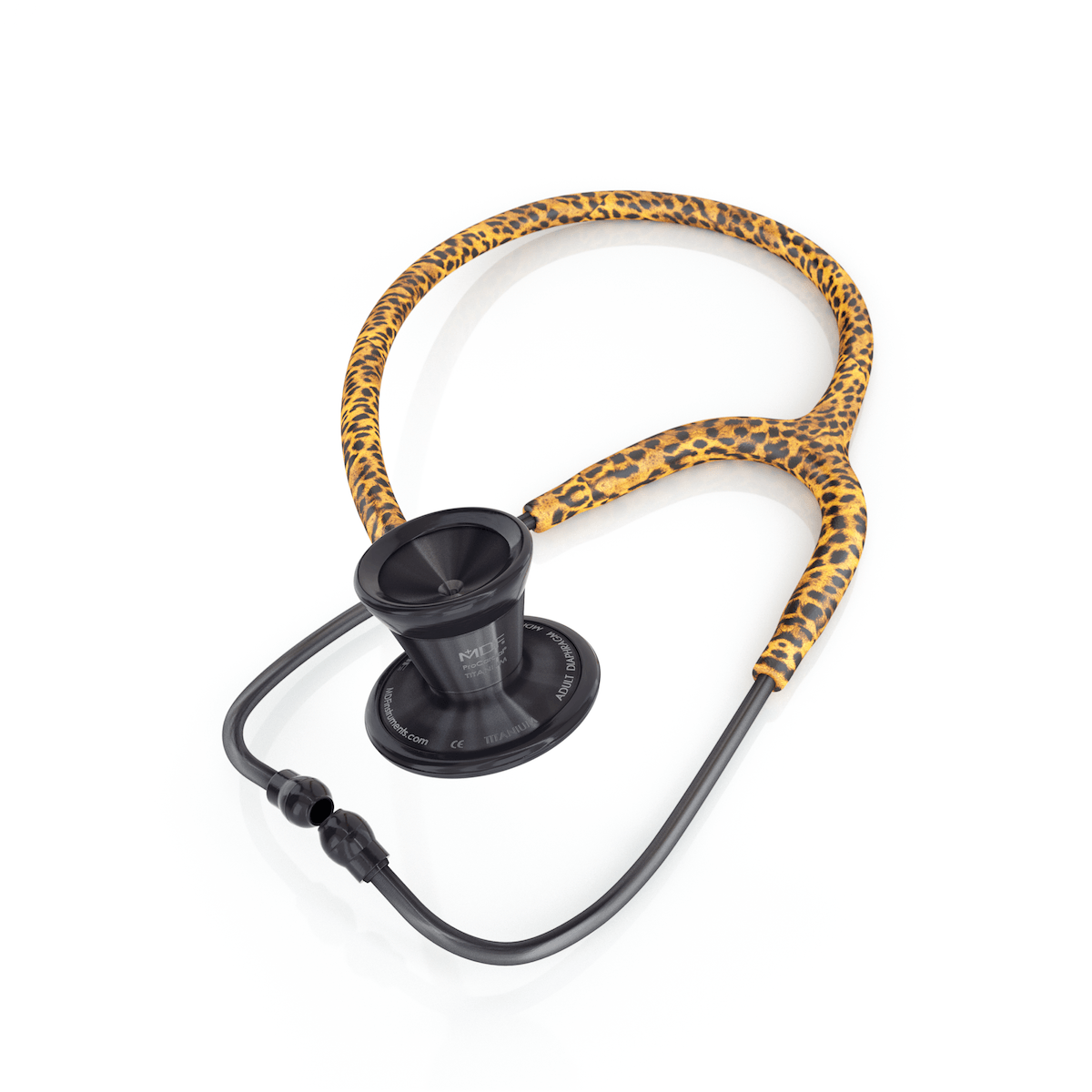 MDF® ProCardial® Adult Titanium Stethoscope - BlackOut - Cheetah - MDF797TCTBO