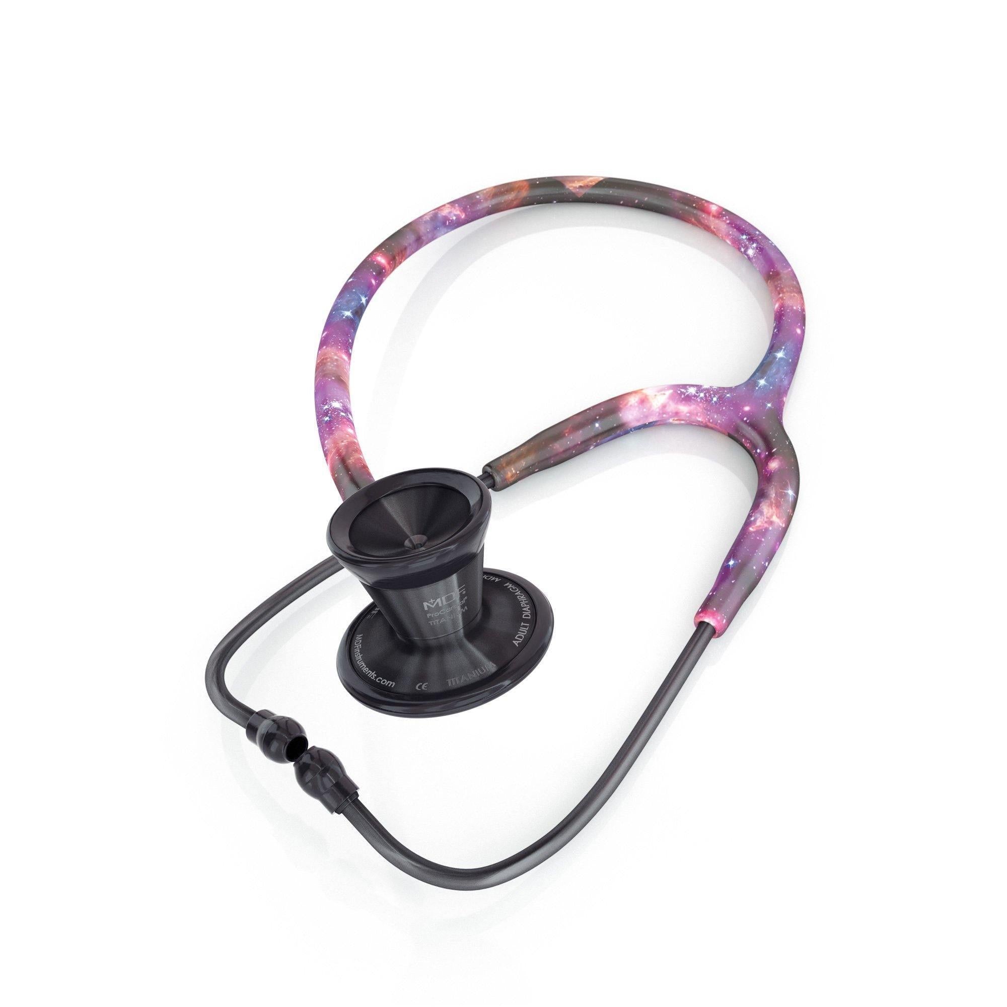 ProCardial® Titanio Fonendoscopio Adulto + Estuche - Galaxia/BlackOut