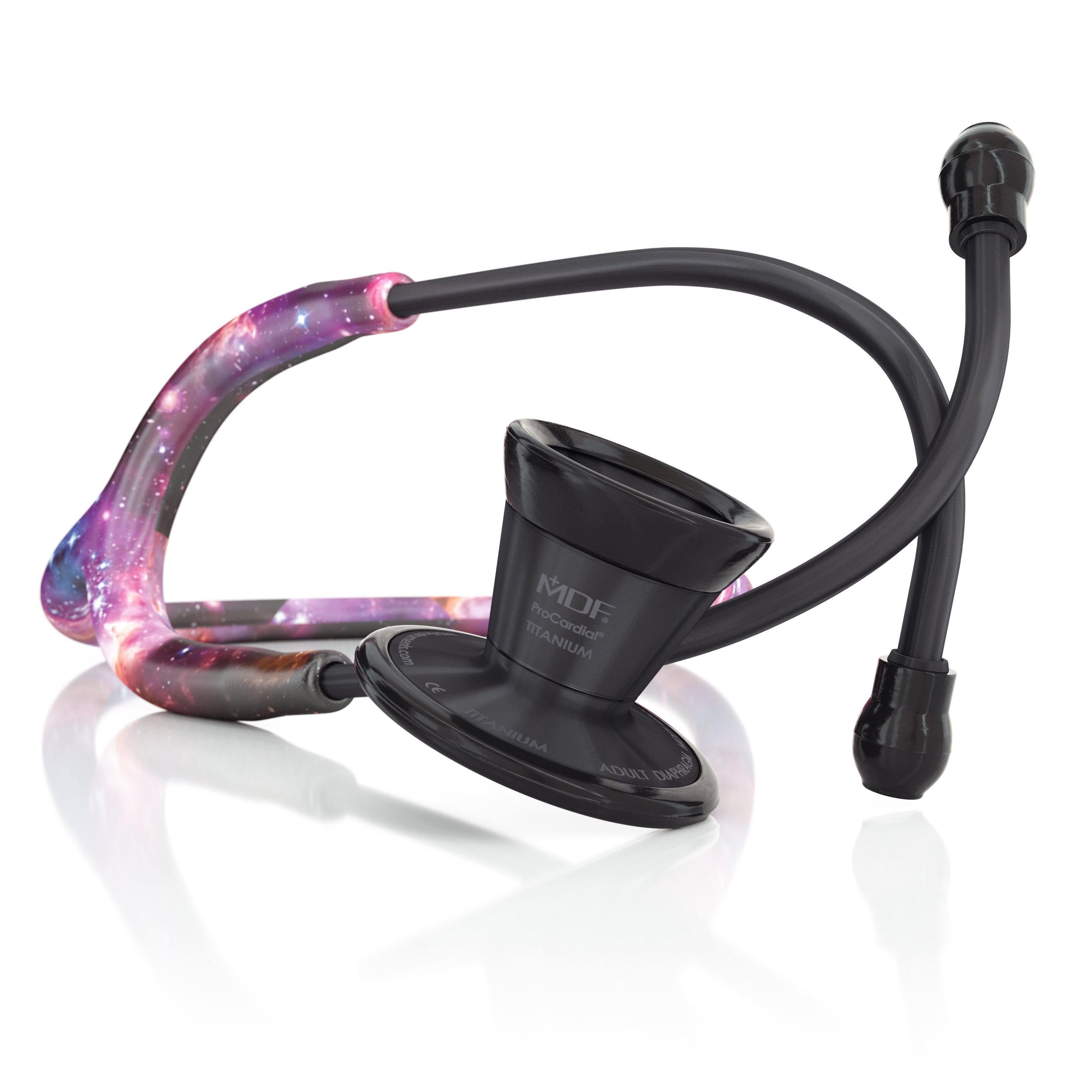 ProCardial® Titanio Fonendoscopio Adulto + Estuche - Galaxia/BlackOut