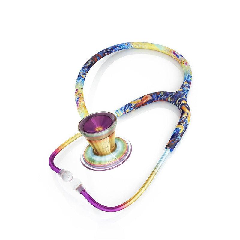 ProCardial® Titanio - Fonendoscopio Cardiológico Adulto - Andromeda / Kaleidoscope con Estuche