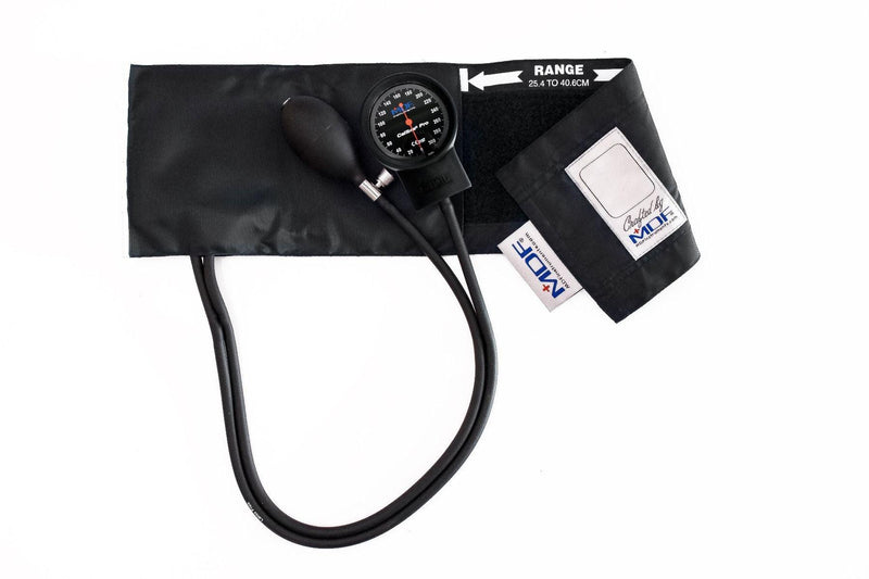 MDF® Calibra® Pro Sphygmomanometer Double Bellow - BlackOut