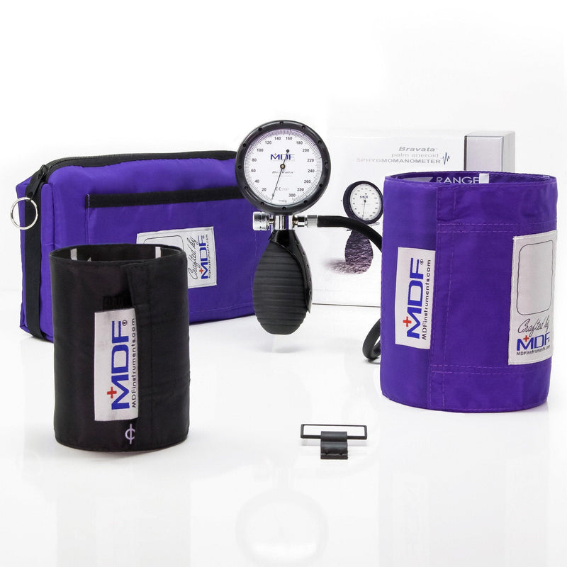 MDF® Bravata® Palm Aneroid Sphygmomanometer - Purple